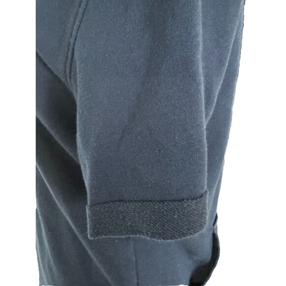 Under Armour Project Rock Small Terry Short Sleeve Hoodie Blue - Picture 2 of 7